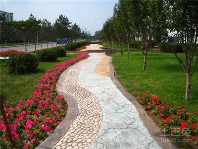 艺术压花地坪